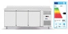 Mraziaci stôl 3-dverový, 450 l, 179.5x70x85 cm, -18 až -22°C | HENDI 232699
