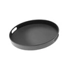 Podnos BISTRO protišmykový, čierny, priemer 35,5 cm | APS 84045