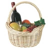 Prútený košík na ovocie, oválny, 42x36x20 cm | CONTACTO 4868/420