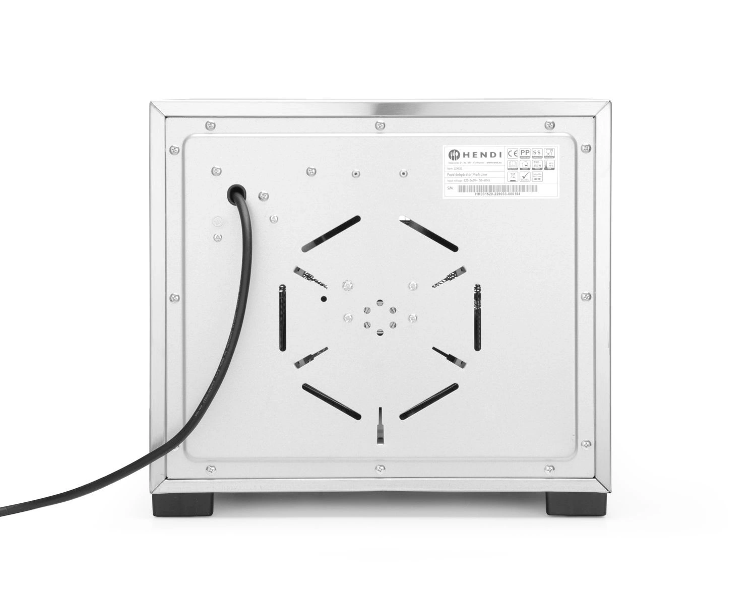 Sušička potravín Profi Line na 6 tácok, 1 kW, 230 V | HENDI 229033