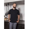Výkonné kuchárske tričko s krátkym rukávom čierne | KARLOWSKY TM 5-1