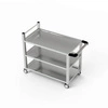 Nerezový 3-policový vozík 110x70x85 cm | FORGAST