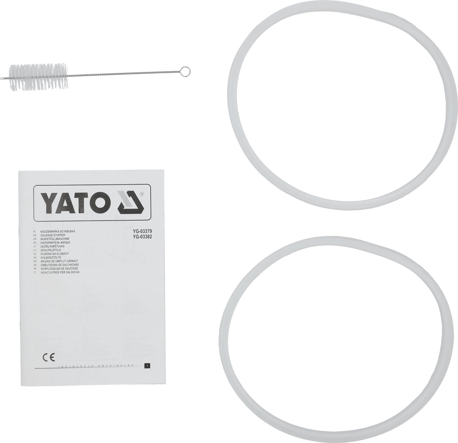 Elektrická vertikálna plnička klobás, 15 l | YATO YG-03382