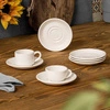 Podšálka na šálku, porcelánový bujón Modermo Prima 15 cm | MODERMO MP023