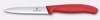 Nôž na zeleninu a ovocie Swiss Classic, zúbkovaná čepeľ 10 cm, červený | VICTORINOX 6.7731.C1