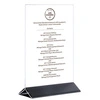 Držiak na menu formát A4, 2-dielny, 21x7x32 cm | APS 71529
