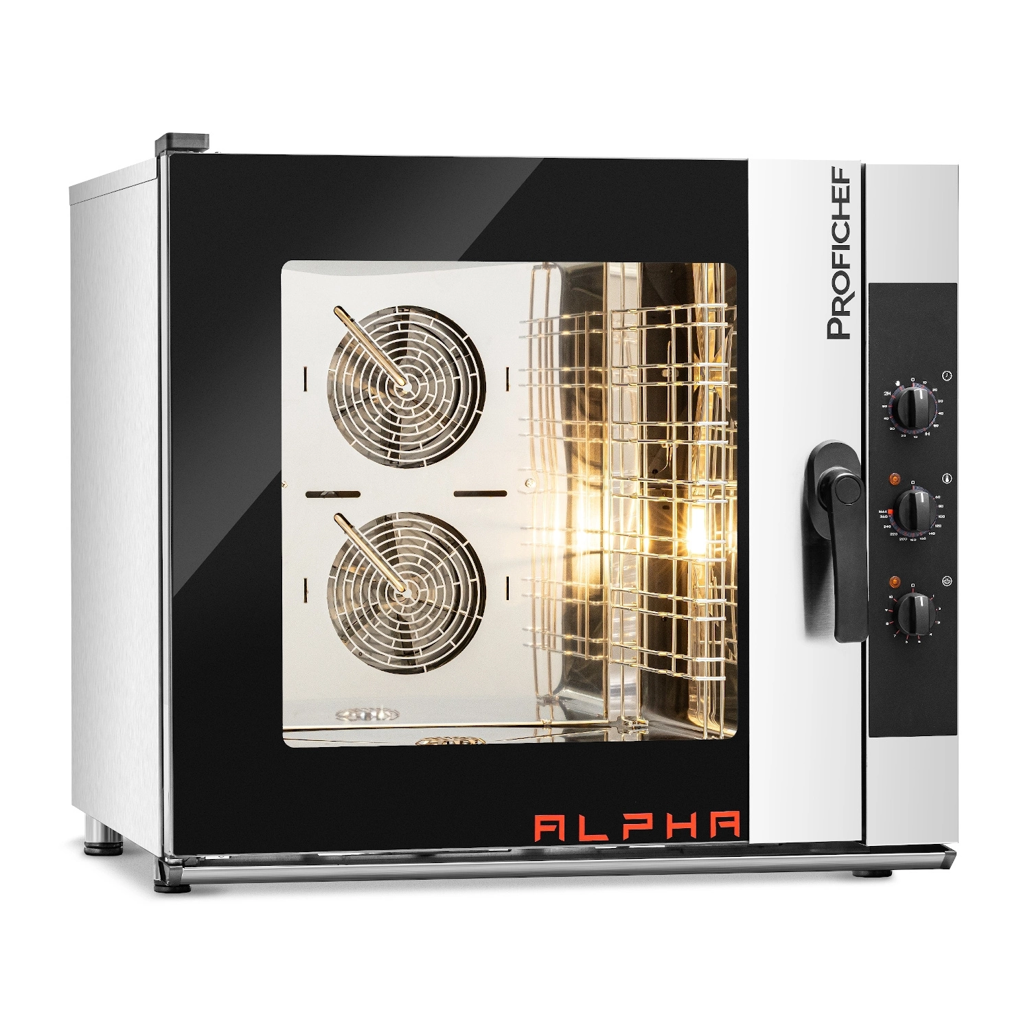 Elektrická konvekčno-parná pec Alpha 7 GN 1/1, manuálne ovládanie, 10,5 kW, 400 V | PROFICHEF PCA311007