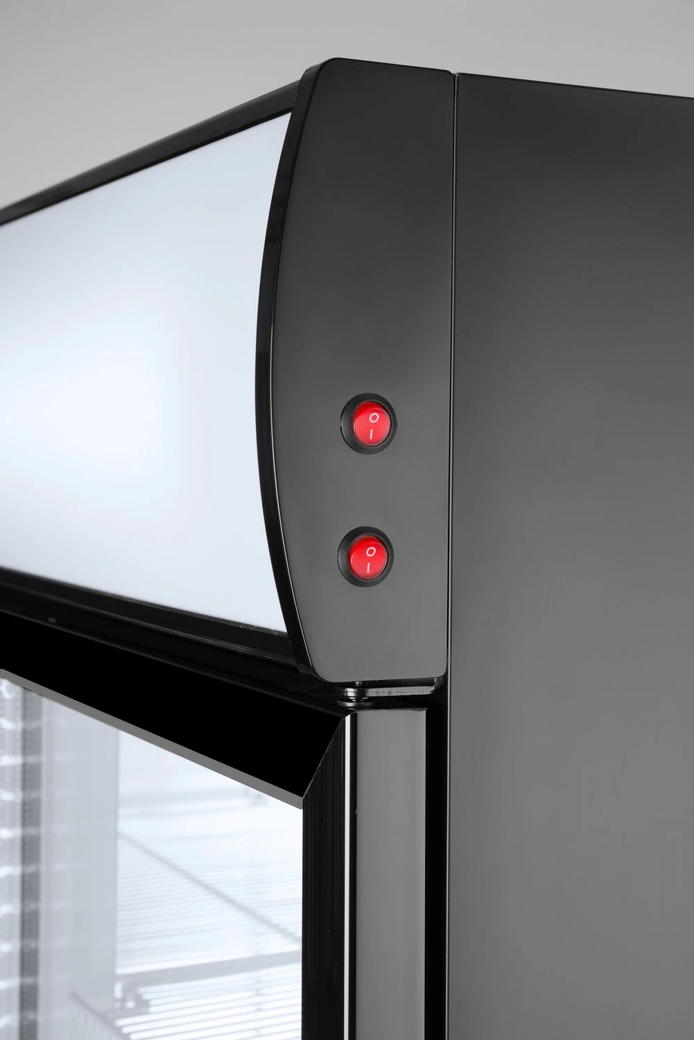 Chladiaca vitrína s osvetleným panelom, 254 l, 1 dvere, biely hliníkový vnútro | ARKTIC 233788