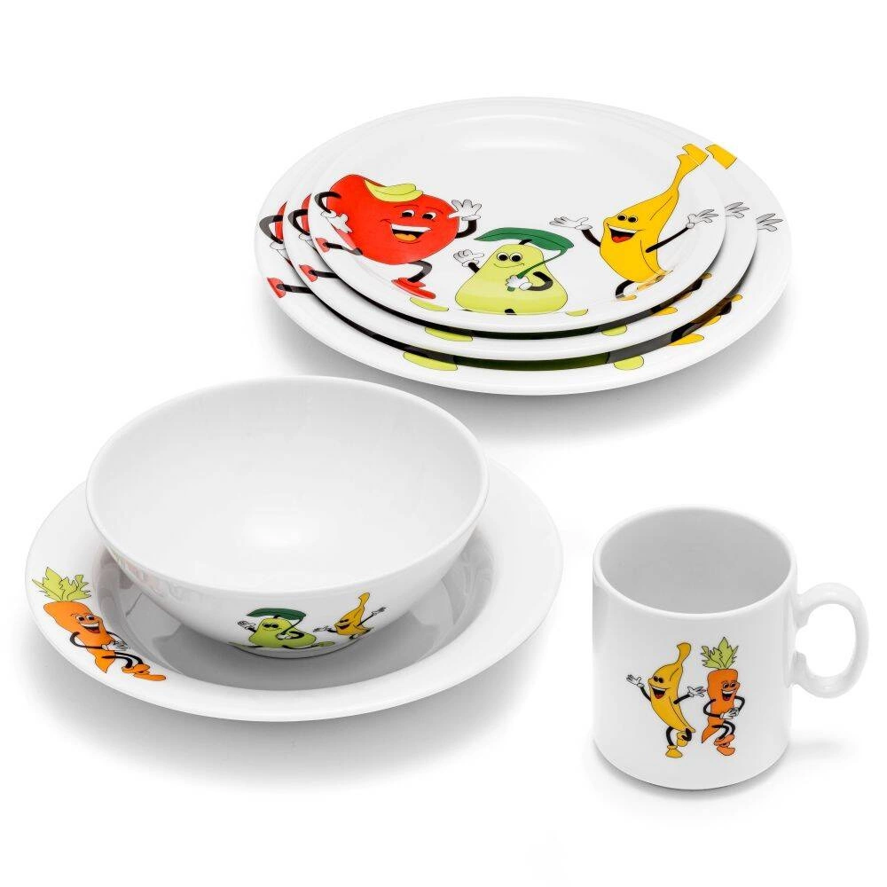 Porcelánový plytký tanier Modermo Kids 18,5 cm | MODERMO MP052