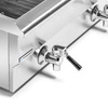 Elektrická fritéza 2-komorová 2x16l s výpustným kohútikom, studená zóna, 10 kW, 230 V | FORGAST FG09016