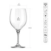 Poháre na víno WINE 540, 540 ml, súprava 6 kusov | KROSNO GLASS F57D453045001010