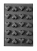 Silikónová forma HEART, 57x37,5x(H)3,5 cm HENDI 677254