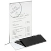Držiak na menu formát A4, 2-dielny, 21x7x32 cm | APS 71529