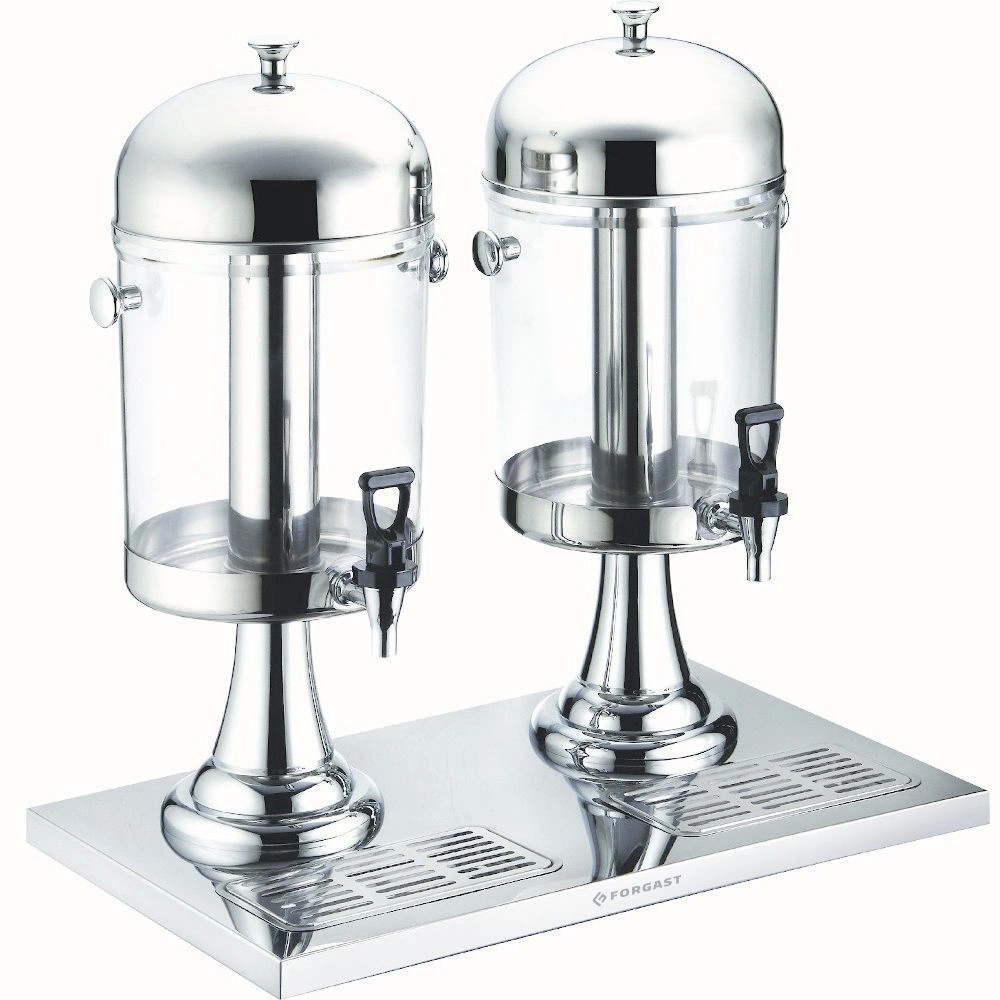Dávkovač na džúsy dvojitý z polykarbonátu 2x8 l | FORGAST FG03228V1