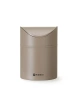 Stolový odpadkový kôš s výklopným vekom, 1,2 l, béžový, priemer 12 x V 16,5 cm | HENDI 440797