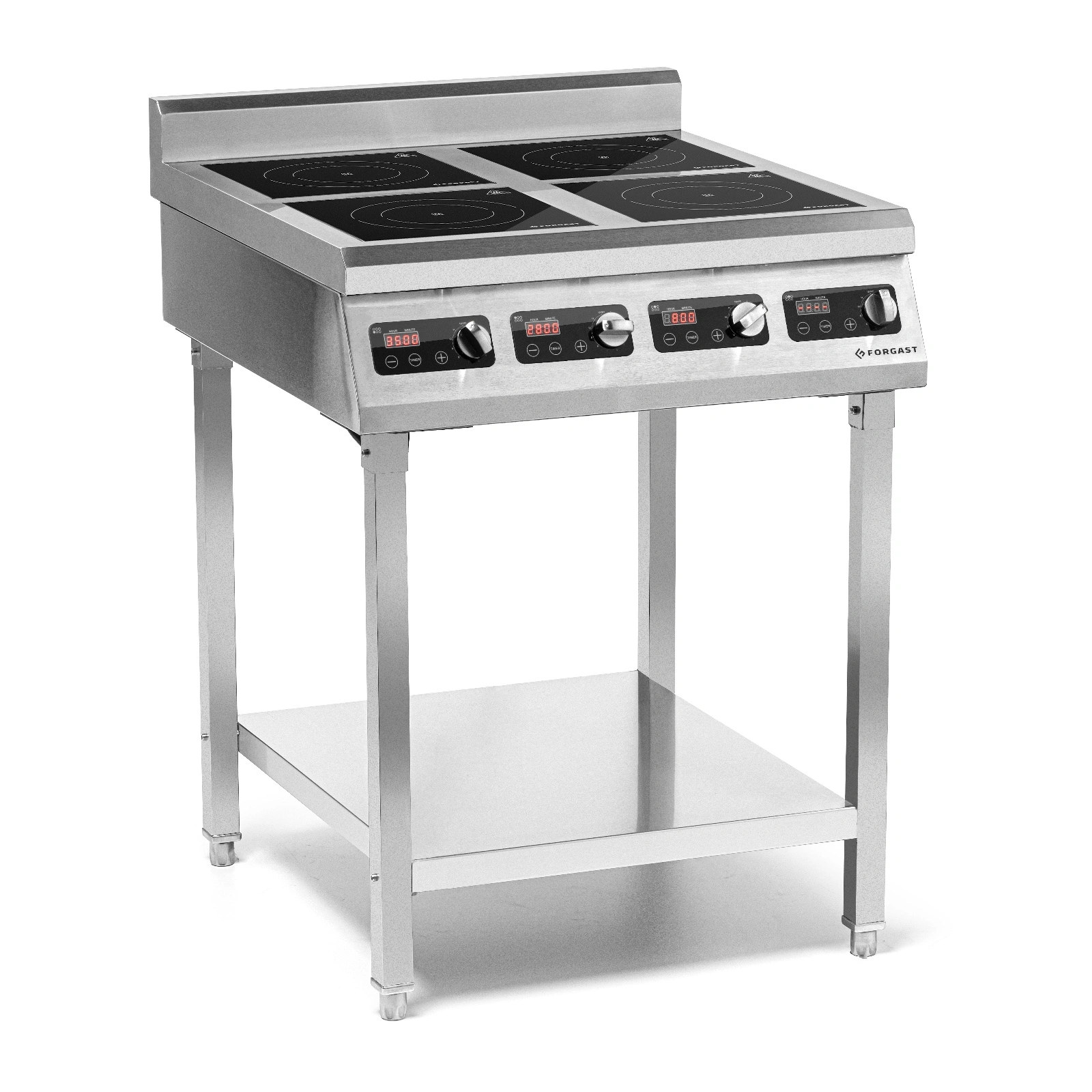 Kuchyňa indukčná 4-zónová na podstavci, 4x3,5 kW, 400 V | FORGAST FG09037