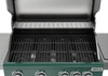 Plynový gril ITAMI 4+1, 14,2 kW, zelený | YATO YG-20035