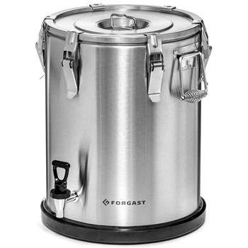 Oceľová termoska 25 l s kohútikom FORGAST FG05925