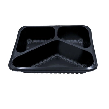 Obedové jednorazové nádoby 3-komorové 22,7x17,8x4 cm - 320 kusov | GULLIN D-9400RC