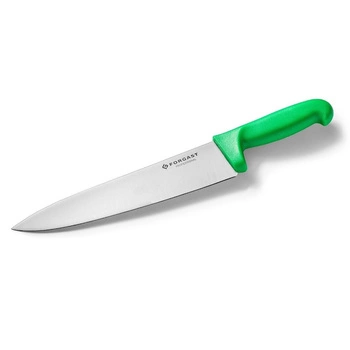 Zelený kuchynský nôž HACCP s dĺžkou 24 cm FORGAST FG01802
