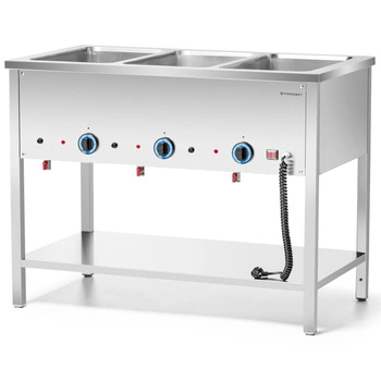 Bemar elektrický voľne stojaci 3xGN 1/1, 2,4 kW, 230 V | FORGAST FG09463