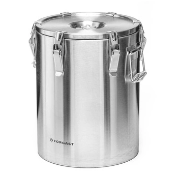 Nízka oceľová termoska 25l eko | FORGAST FG05125