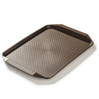 Hnedý polypropylénový podnos 43x30,5 cm | FORGAST FG12530