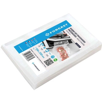 Vrúbkované vákuové  vrecká 25x15 cm - 100 kusov | FORGAST FG03412