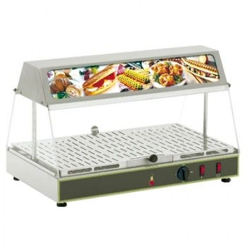 Priechodná vyhrievacia vitrína s zvlhčovaním, 1 GN 1/1, 0,65 kW | ROLLER GRILL WDL 100