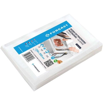 Hladké vákuové baliace vrecká 35x25 cm - 100 kusov | FORGAST FG03411