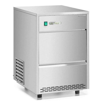 Výrobník ľadu 26 kg/24 h, chladený vzduchom, kapacita zásobníka 6 kg | FORGAST FG07526