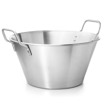 Oceľový podnos s držadlami Ø 40 cm | FORGAST FG02840