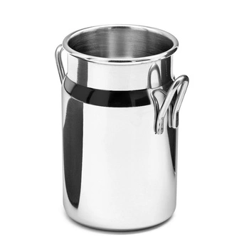 Mini nádoba na mlieko finger food, 620 ml, nehrdzavejúca oceľ, strieborná | FORGAST FG11502