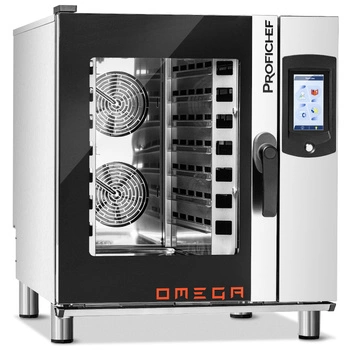 Elektrická konvekčno-parná pec Omega 7 GN 1/1, dotykový panel, 10,8 kW, 400 V | PROFICHEF PCO211007