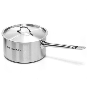 Nerezový kastról s pokrievkou, 2 l, 16 cm | FORGAST FG02102
