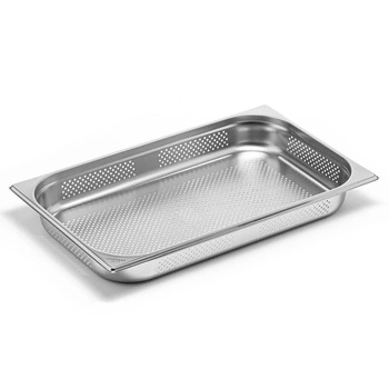 Nádoba GN 1/1 hĺbka 6,5 cm perforovaná z nehrdzavejúcej ocele | FORGAST FG04706V1