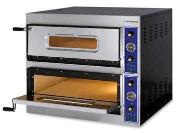 Pec na pizzu 2-komorová, 2x4x33 cm, 8.4 kW, 400 V | FORGAST FG09560