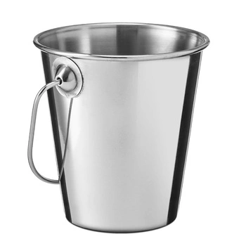 Mini vedierko finger food, nehrdzavejúca oceľ, priemer 12 cm | FORGAST FG11505