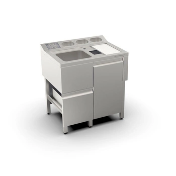 Barmanská stanica 3x GN 1/9 s postrekovačom | FORGAST FG15414