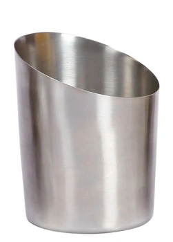 Pohár na hranolky z brúseného nerezu, 8,8 cm, 11 cm | FORGAST FG11512