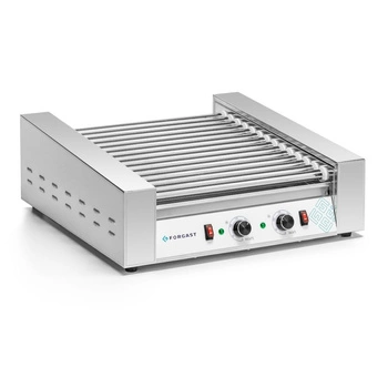 Rolčekový ohrievač na párky, 14 valčekov, 2,8 kW, 230 V | FORGAST FG09614