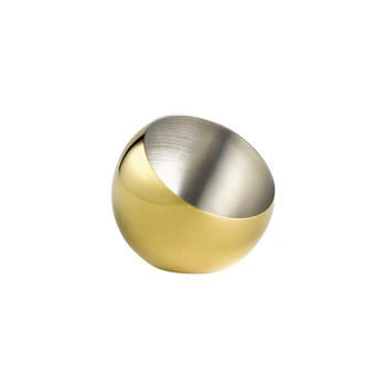 Miska SPHERE, súprava, 3 ks, melamín, zlatá farba, 8x7 cm, 100 ml | APS 40770