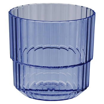 Pohár z tritánu LINEA, modrá farba, 220 ml, 8.5x8 cm, sada 48 kusov | APS 10586