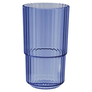 Pohár z tritánu LINEA, modrá farba 500 ml, 8.5x15 cm, sada 48 kusov | APS 10589
