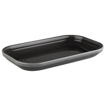 Podnos EMMA GN 1/4 z melamínu, sivý, 26.5x16.2x3 cm | APS 85120