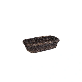 Košík z polypropylénu GN LINE, obdĺžnikový, čierno-hnedý, GN 1/4, 27x16.5x7.5 cm | APS 40225