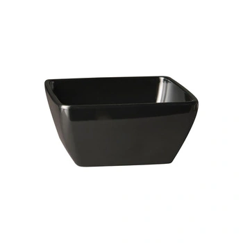 Miska FRIENDLY z PET, čierna, 19x19x9 cm, 1,5 l | APS 79005