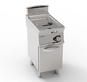 Jednokomorová plynová fritéza 13 l 11,5 kW s uzavretým dnom | TECNOINOX 713130