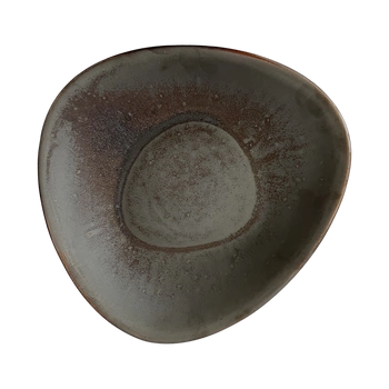 Hlboký tanier Delta Cristall hematit 27 cm | KERA CERAMIKA 15.6/C.HEM