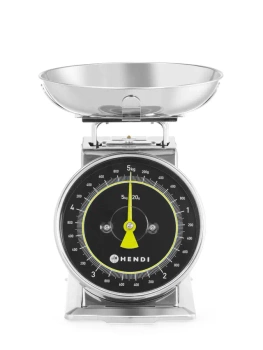 Kuchynská váha do 5 kg s miskou | HENDI 580042
